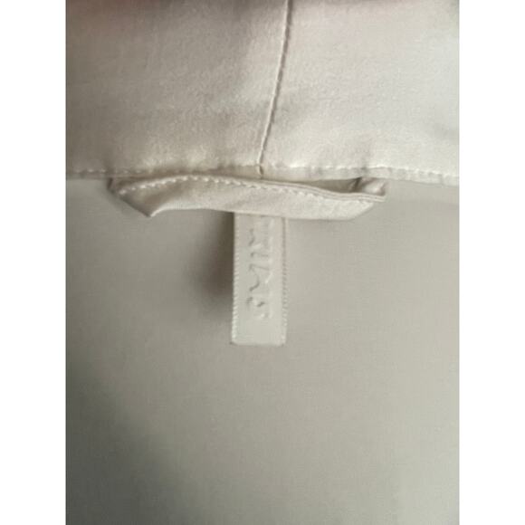 Skims Bridal Collection White Silk Blend Mrs. Short Robe Size Small/ Medium - Picture 6 of 6